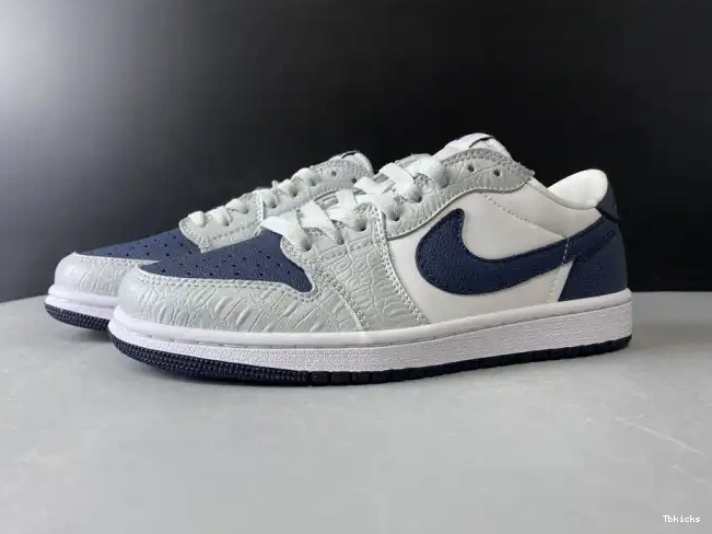 TBK Blue 1 Air CW8576-200 Jordan Grey Navy 0513